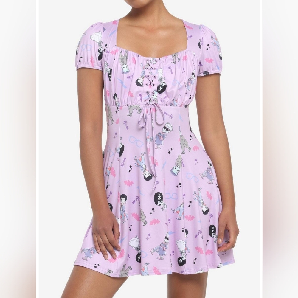 Universal Monsters Chibi Characters Dress medium